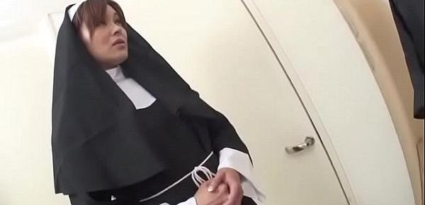  First hardcore experience for Japan nun, Hitomi Kanou